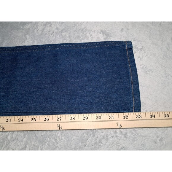 Vintage Wrangler Student Straight Leg Jeans 26x34 Deadstock NWT 70s Made in USA - Picture 8 of 11